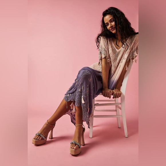 New Women’s Free People Esme Embellished Maxi Dress!!🔥🔥🔥 - Picture 4 of 16